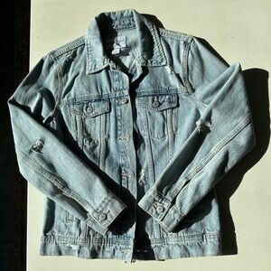 “Mrs. Moore” Light Blue Denim Jacket